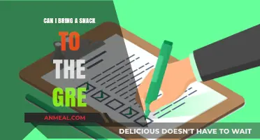 Snack Time at the GRE: What's Allowed and What's Not