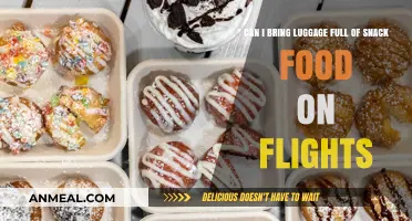 Snack-Filled Skies: A Guide to Bringing Luggage Full of Treats on Flights