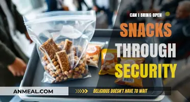 Snack Smart: Navigating Airport Security with Open Food Items
