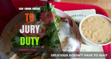 Snack Time in the Jury Box: What's Allowed and What's Not