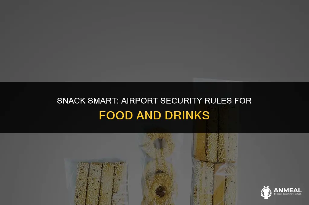 can i take snacks thru airport security