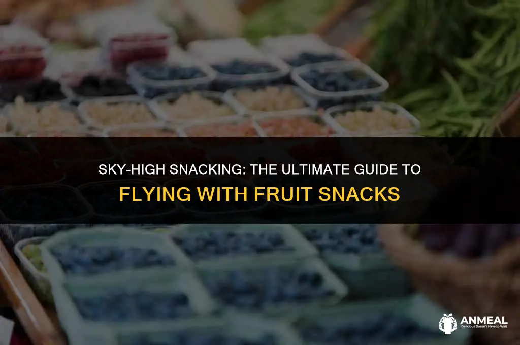 can you bring fruit snacks on a plane