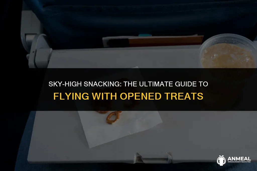 can you bring opened snacks on a plane