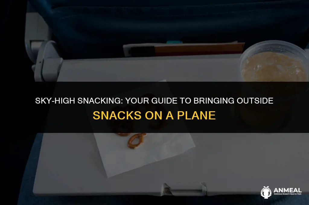 can you bring outside snacks on a plane
