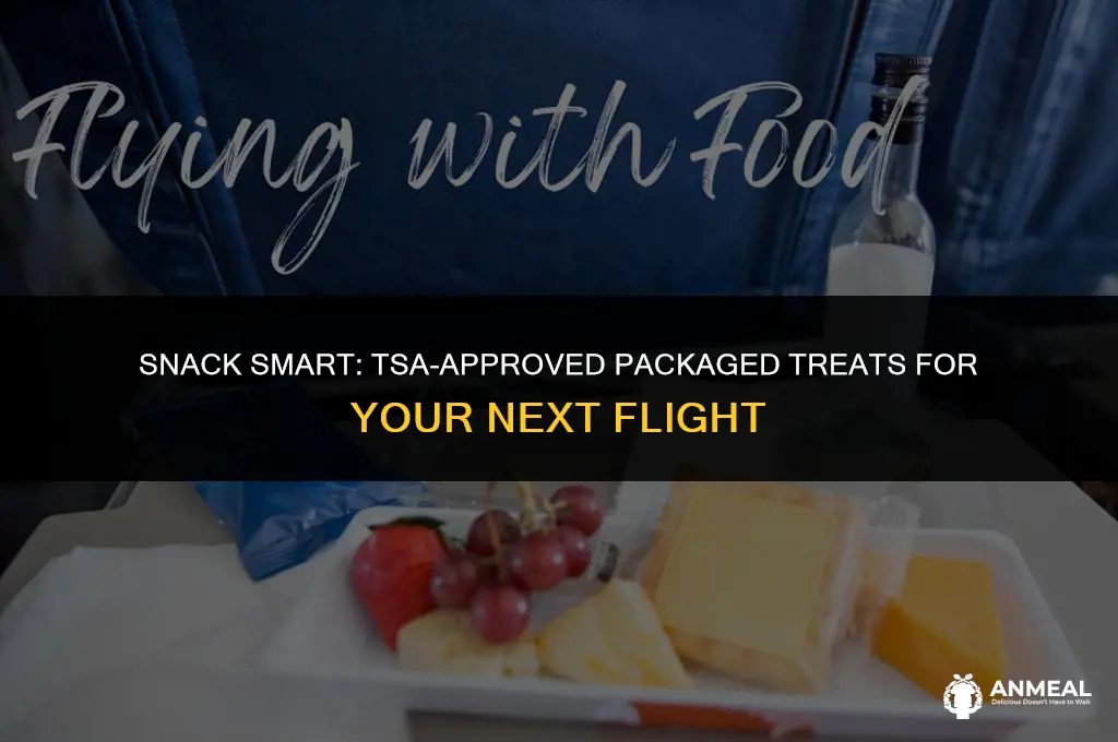 can you bring packaged snacks through tsa
