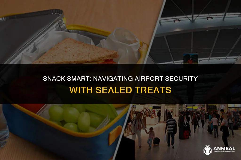 can you bring sealed snacks through airport security