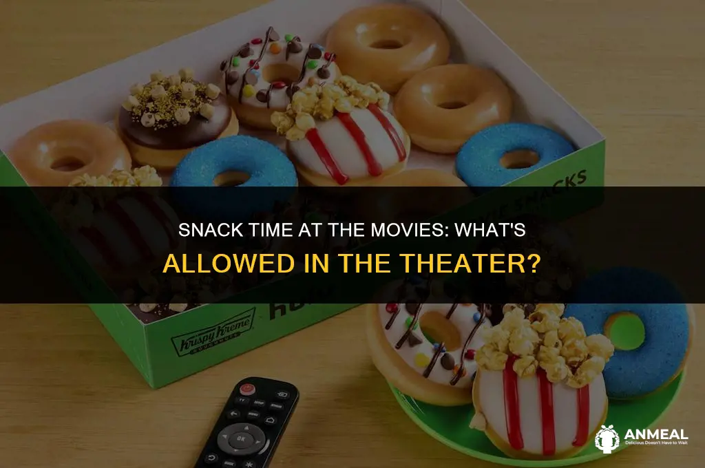 can you bring snacks in a movie theater