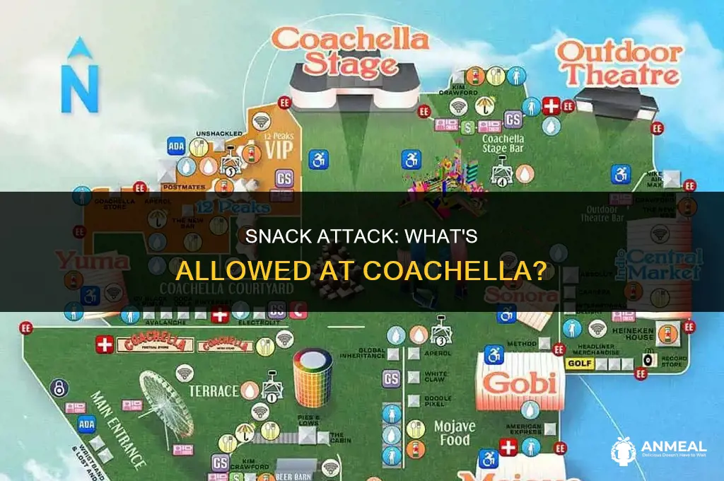 can you bring snacks into coachella