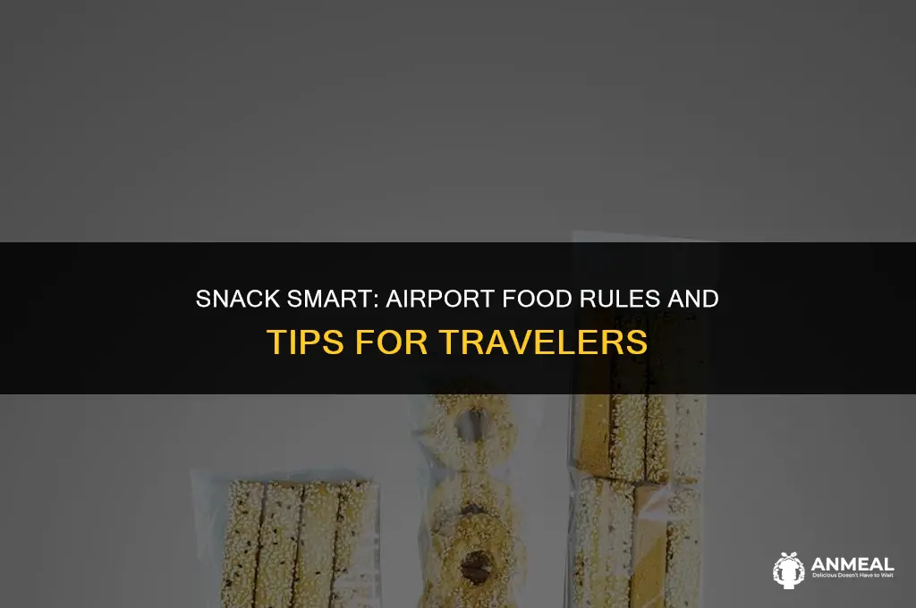 can you bring snacks into the airport