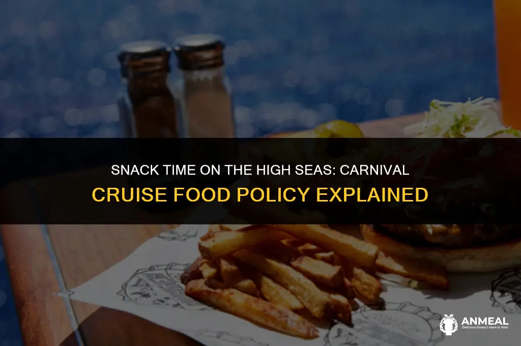 can you bring snacks on a cruise carnival