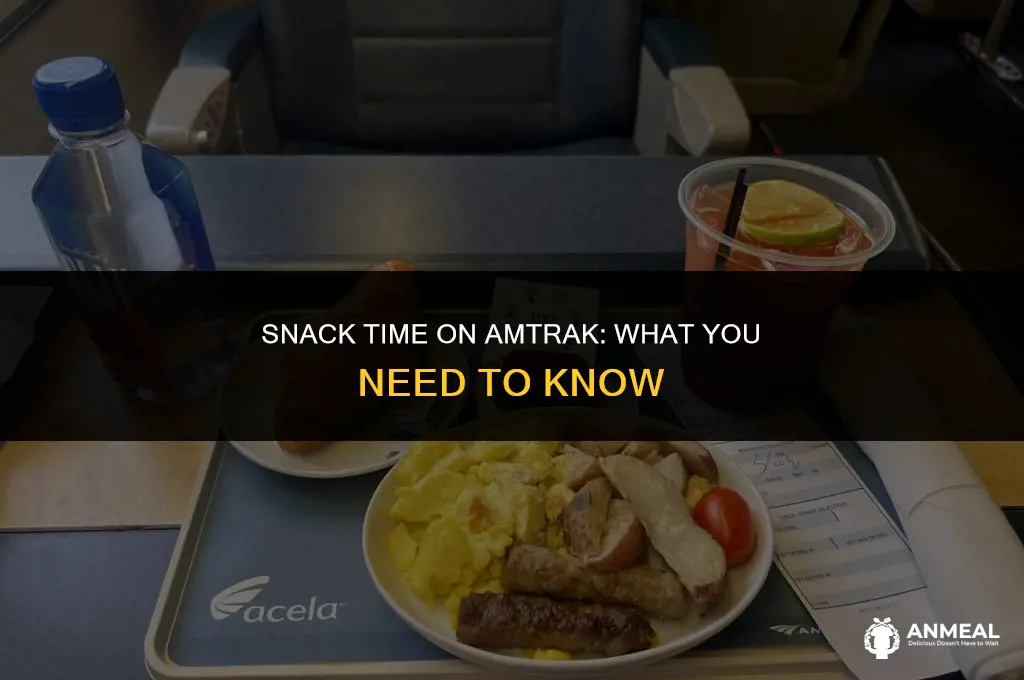 can you bring snacks on amtrak