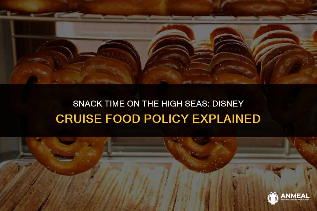 can you bring snacks on disney cruise
