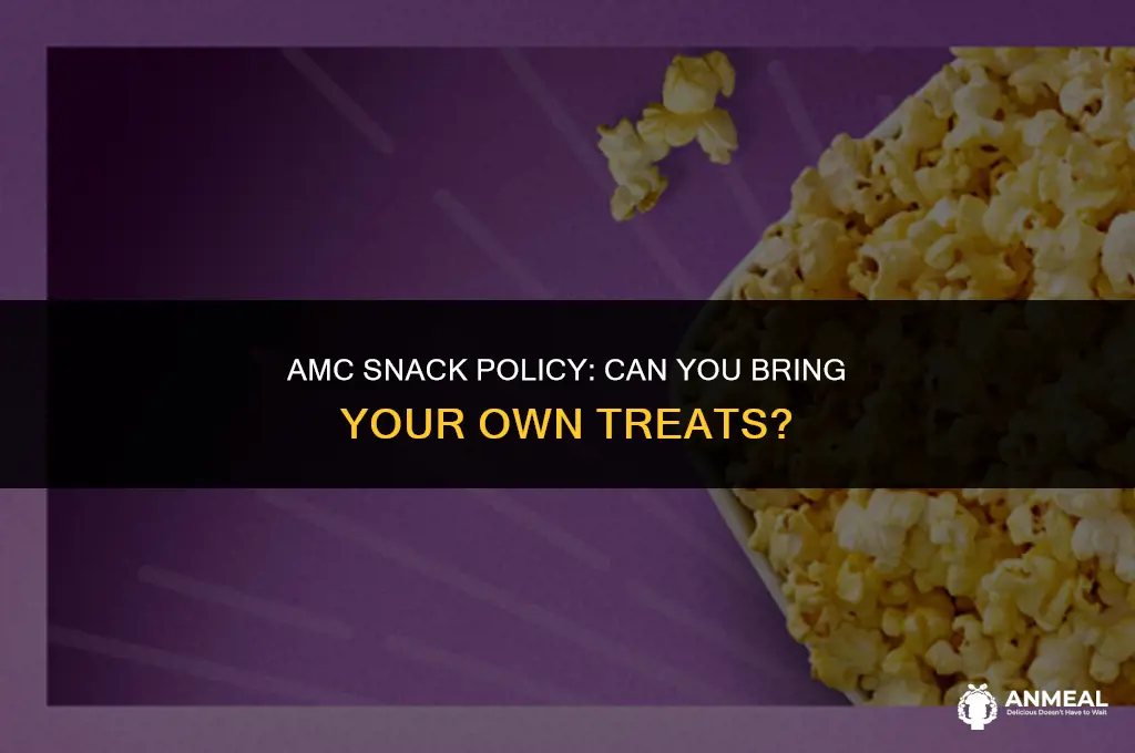 can you bring your own snacks to amc