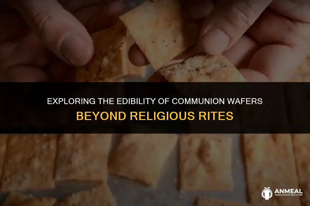 can you eat communion wafers as a snack