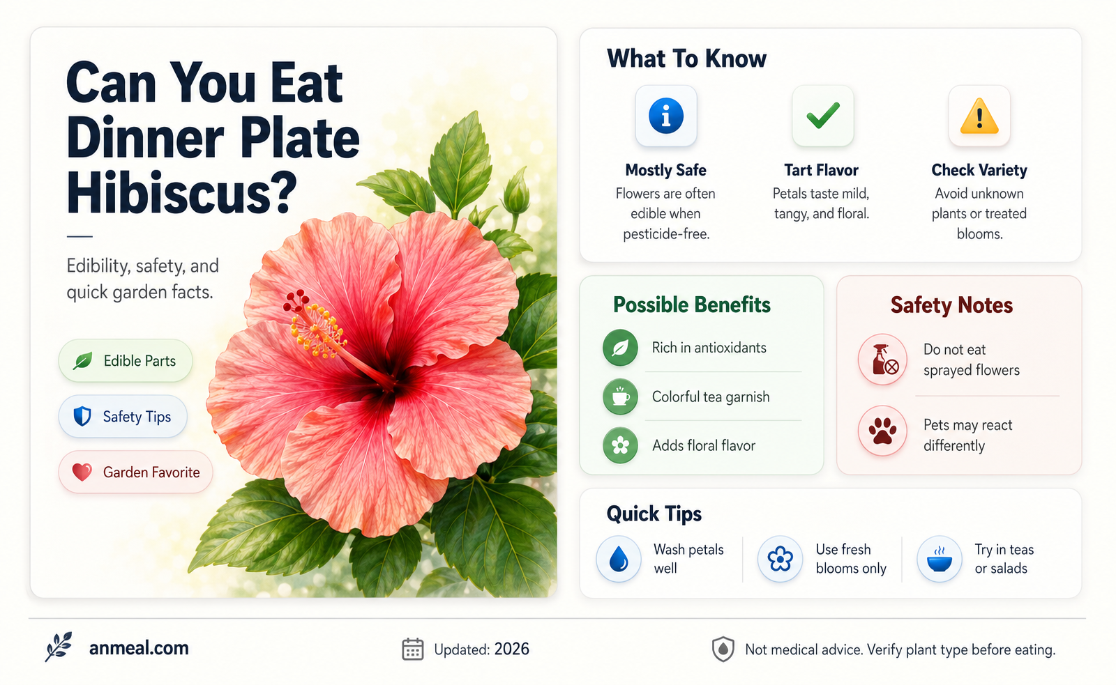 are dinner plate hibiscus edible