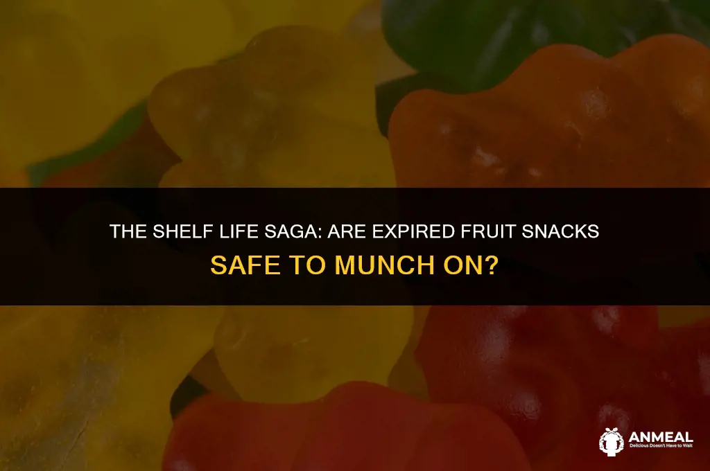 can you eat expired fruit snacks