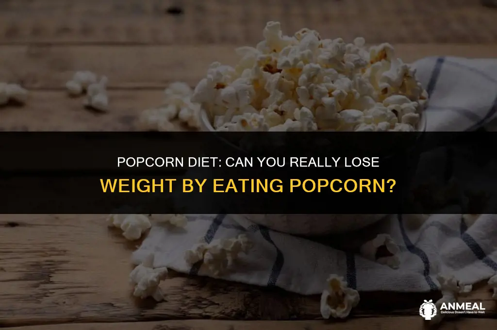 can you lose weight by eating popcorn