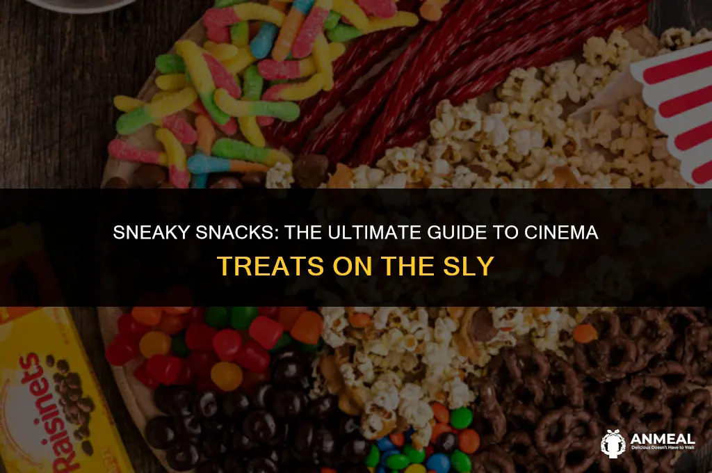 can you sneak snacks into cinema