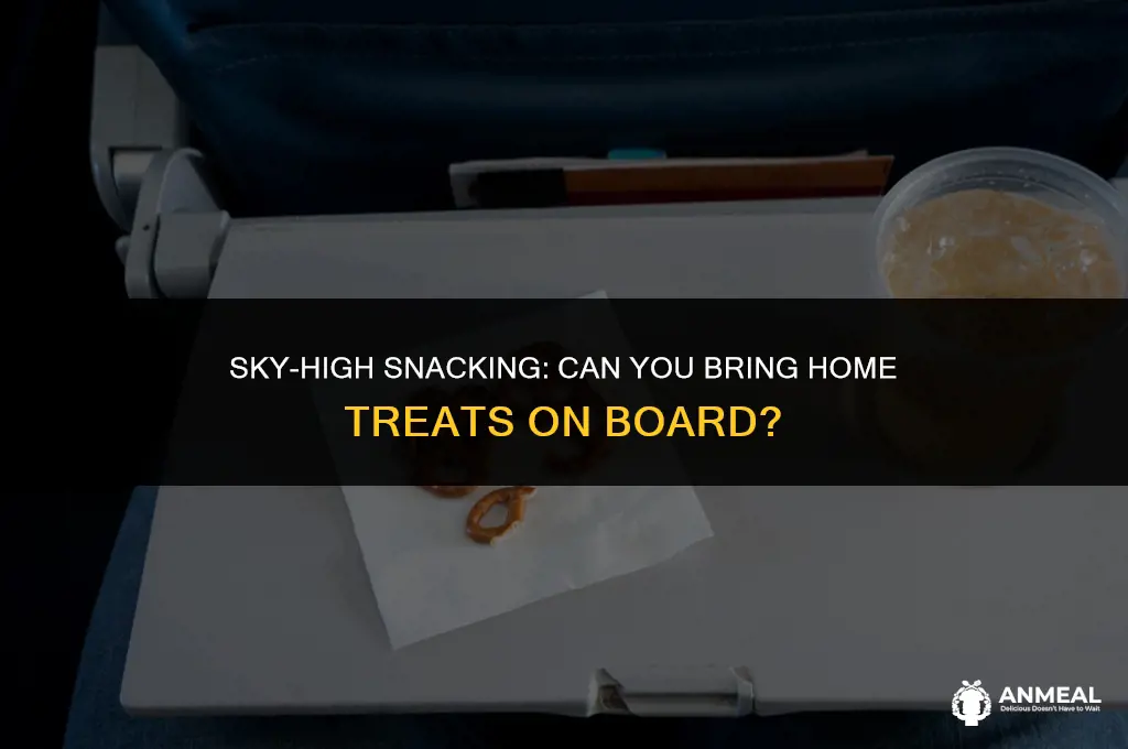 can you take snacks from home on an airplane