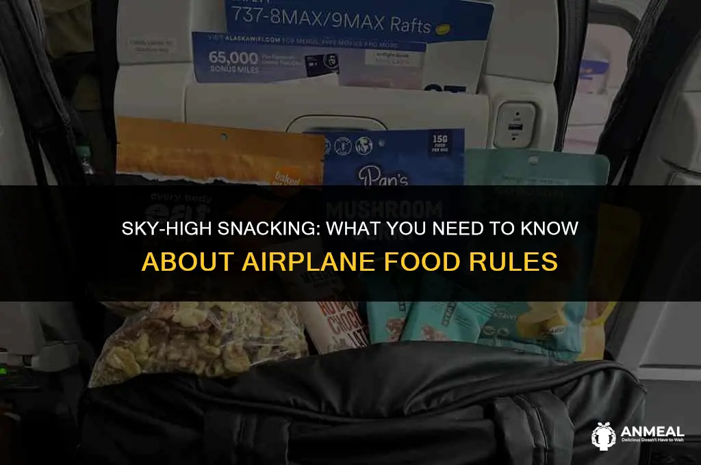can you take snacks on an airplane