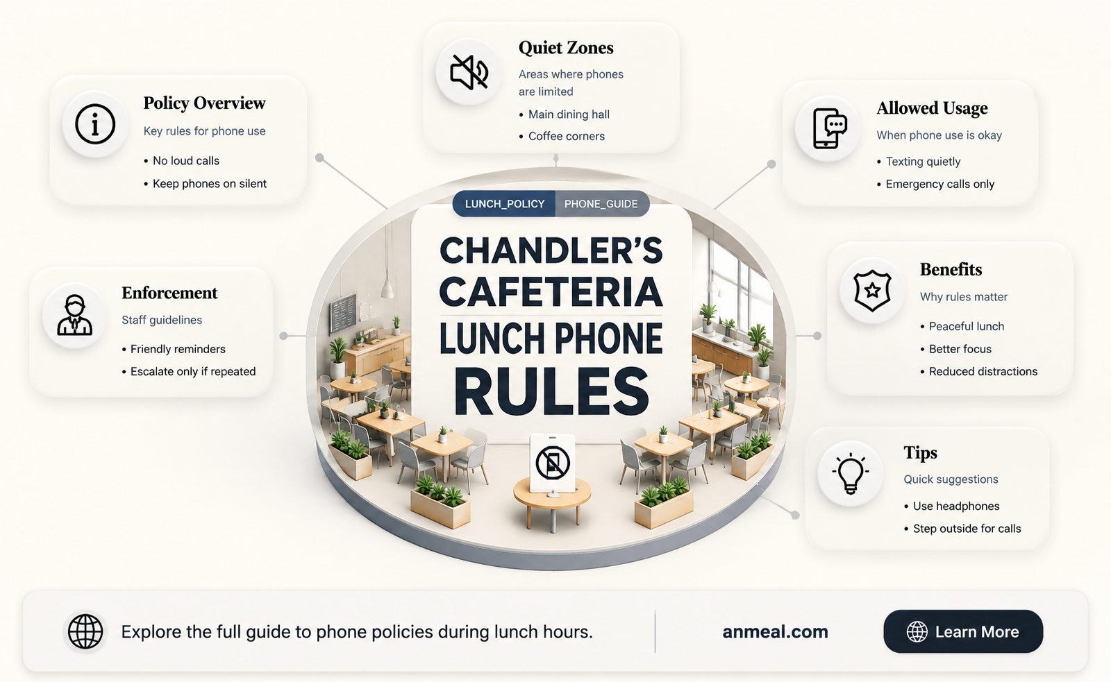 are phones allowed in lunch in chandlers
