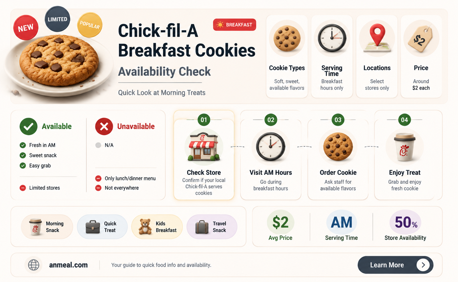 are cookies available for chickfila breakfast