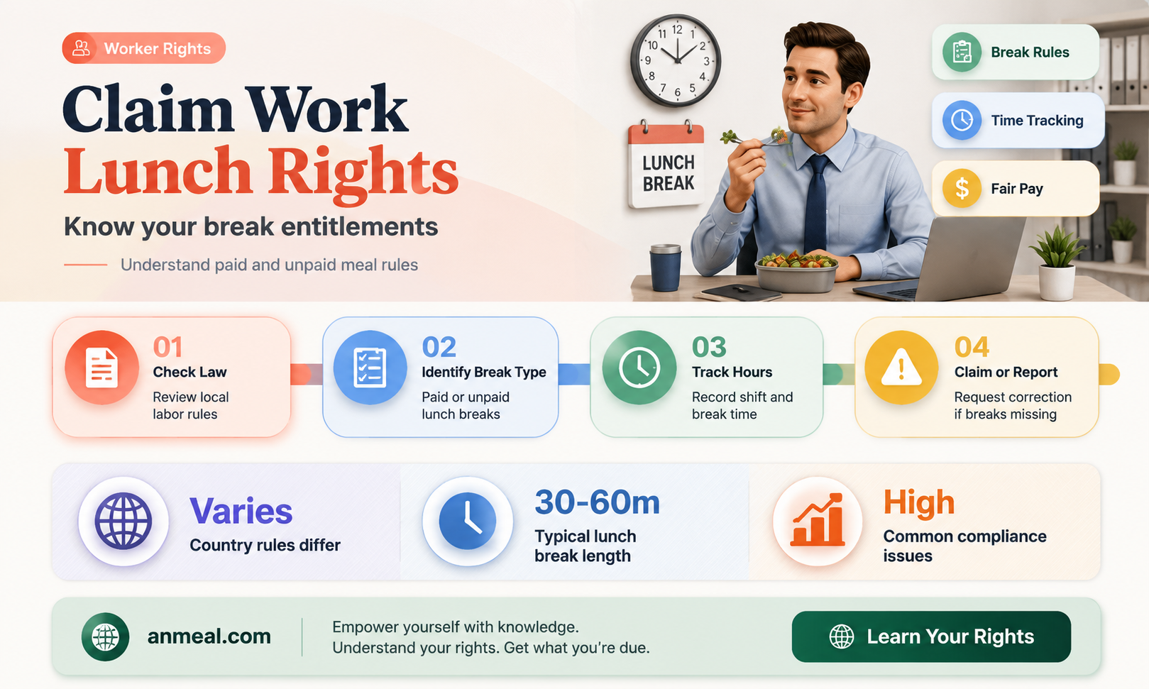 are you owed lunches from work