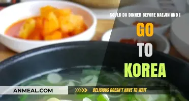 Pre-Korea Dinner Plans: Naejin and I’s Culinary Adventure Before Departure