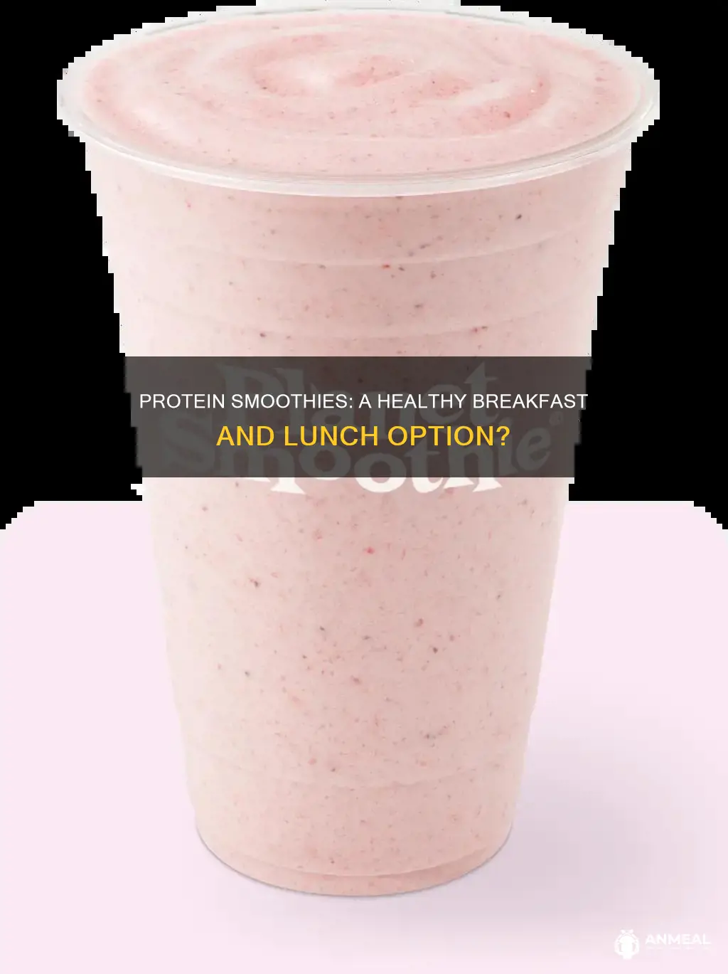 could i do protein smoothies for breakfast and lunch