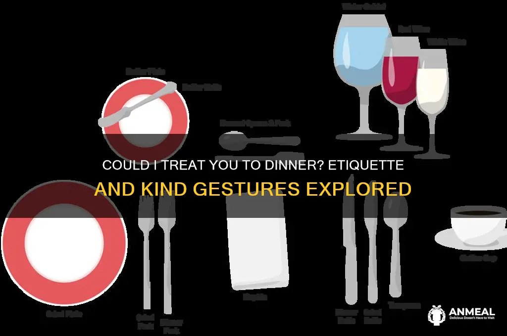 could i treat you to dinner
