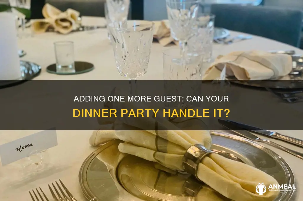 could one person more be invited to dinner