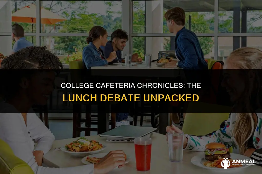 could you bring own lunch at college cafeteria