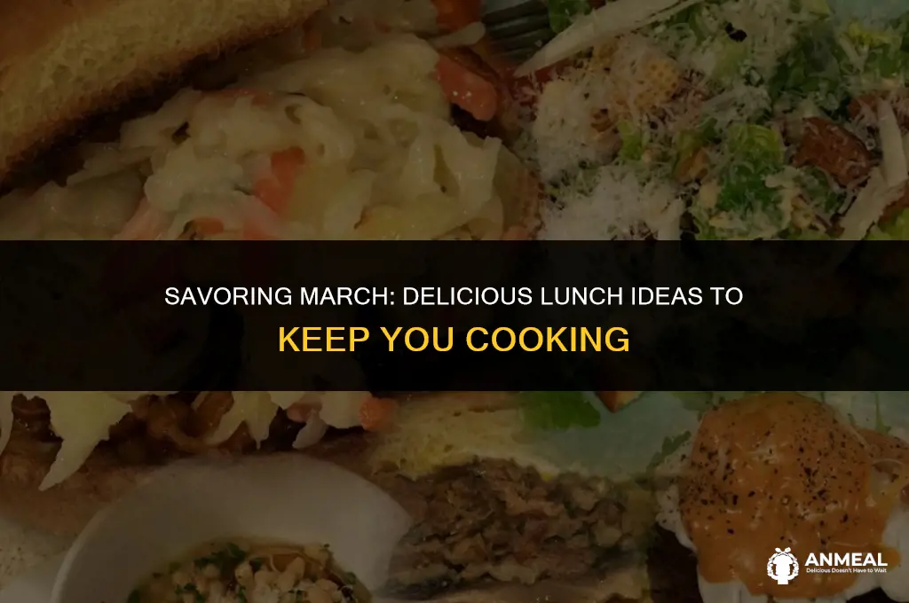 could you continue cooking lunch in march