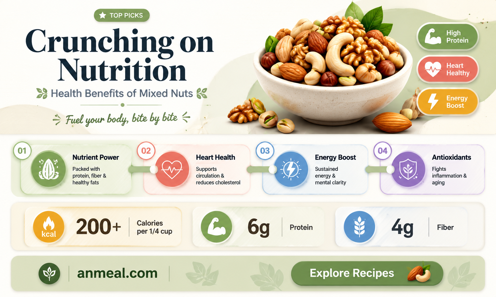 are mixed nuts a healthy snack