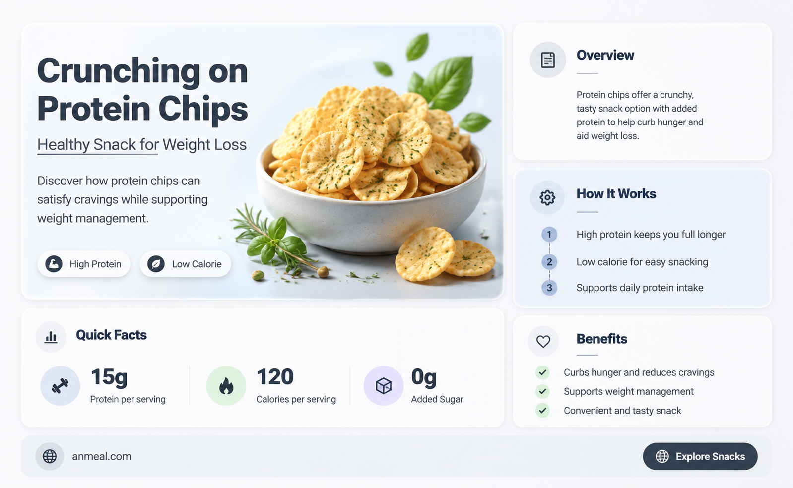 are protein chips good for weight loss