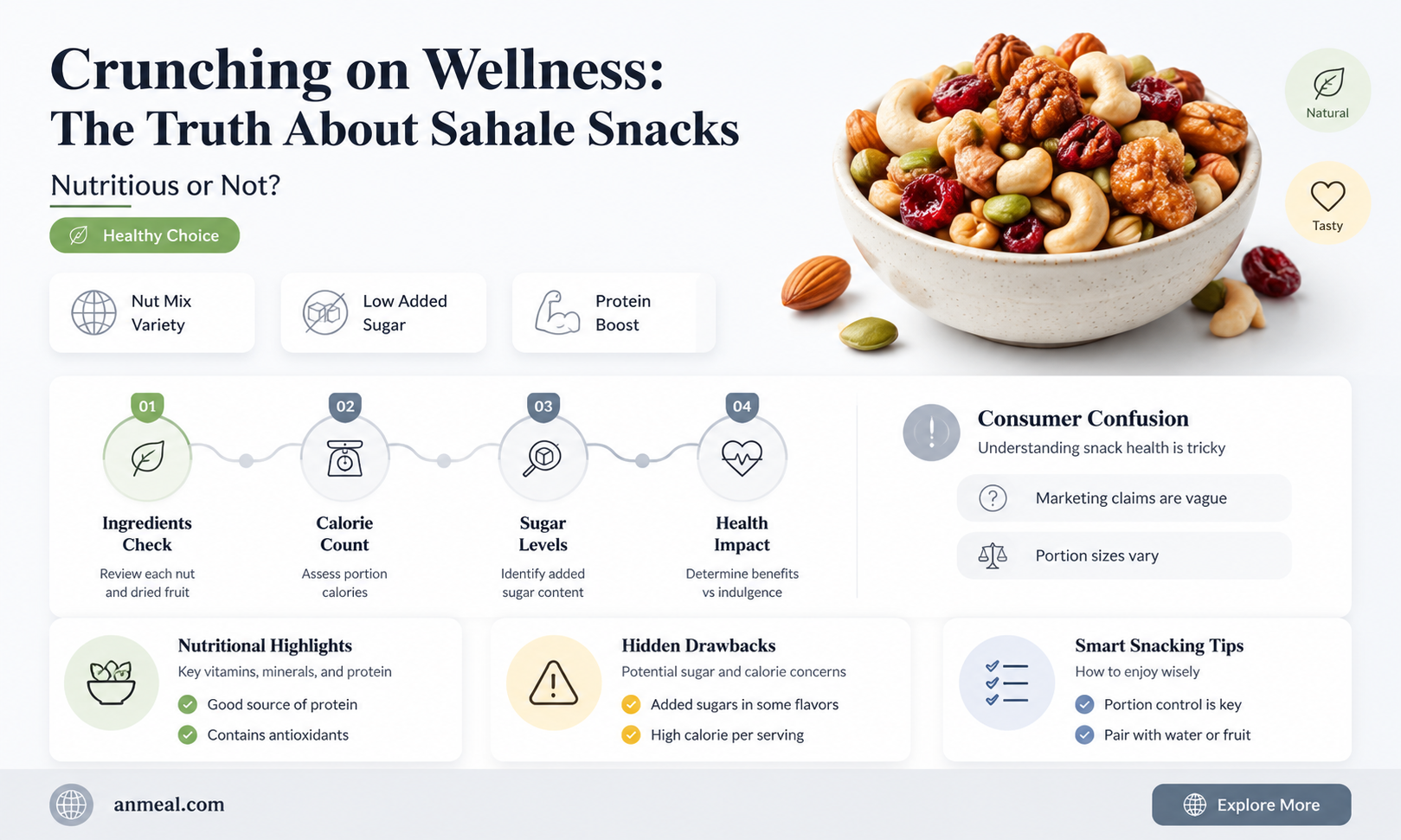 are sahale snacks healthy