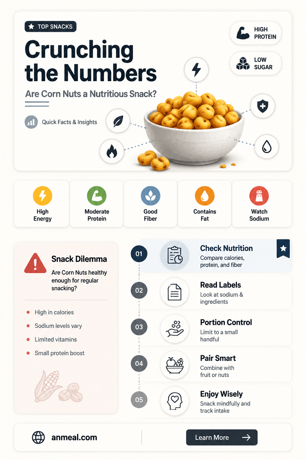 are corn nuts a healthy snack