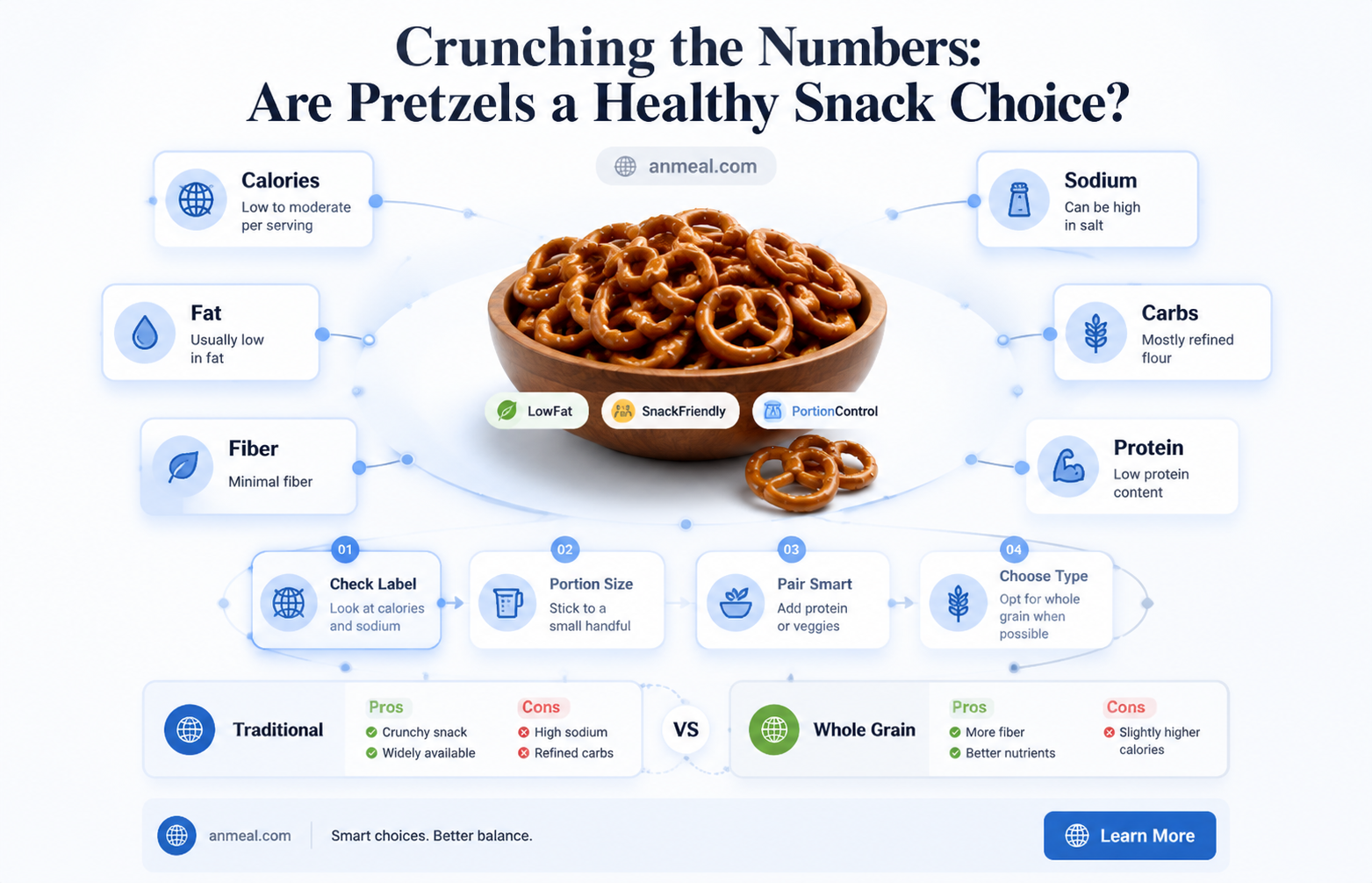 are pretzels a healthy snack to eat