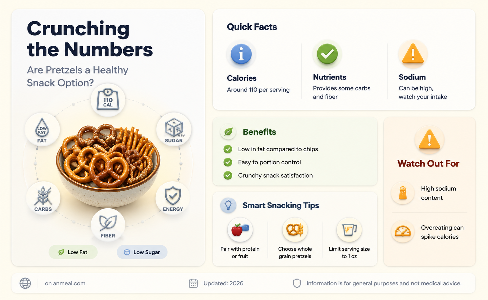 are pretzels healthy snack