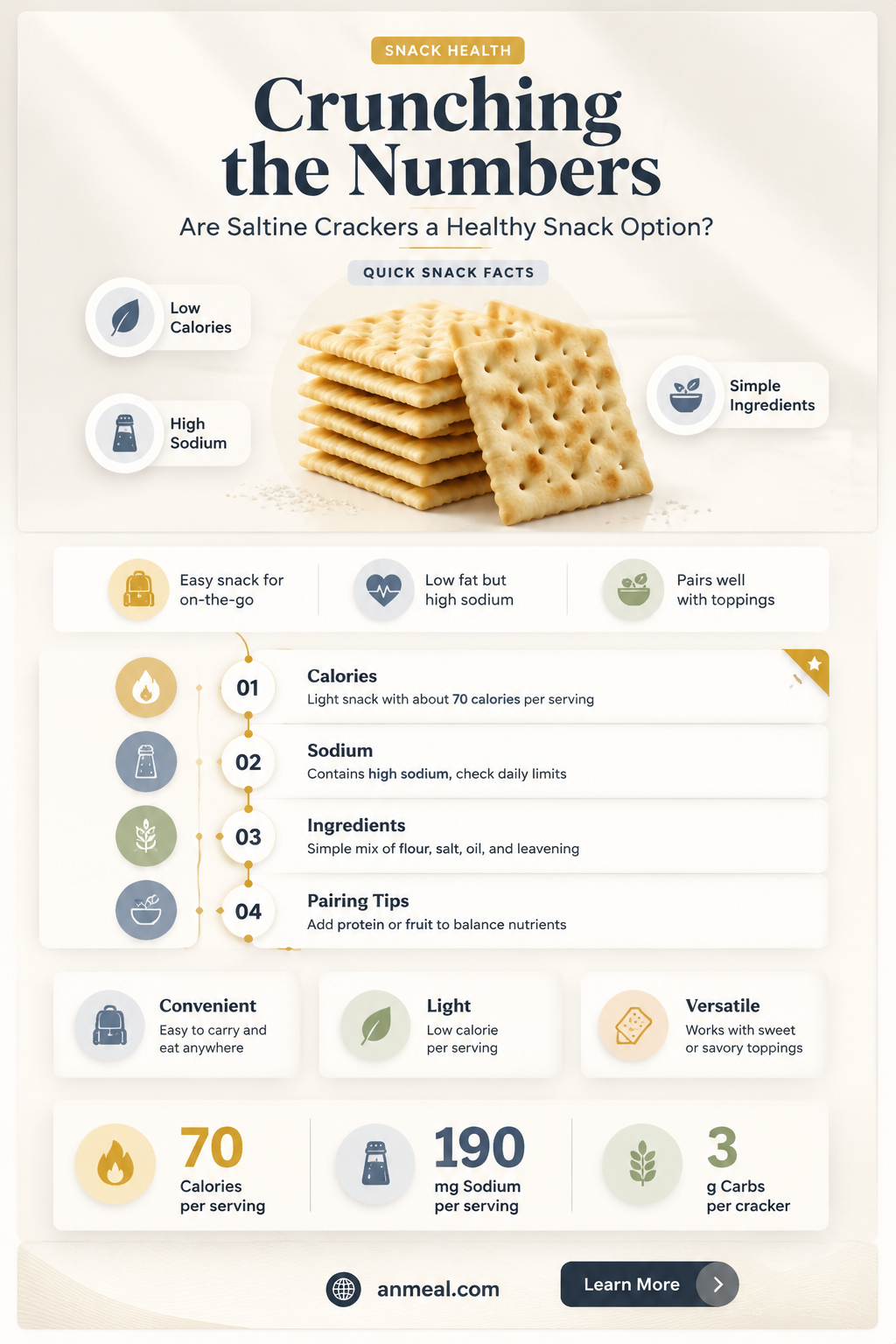 are saltine crackers a healthy snack