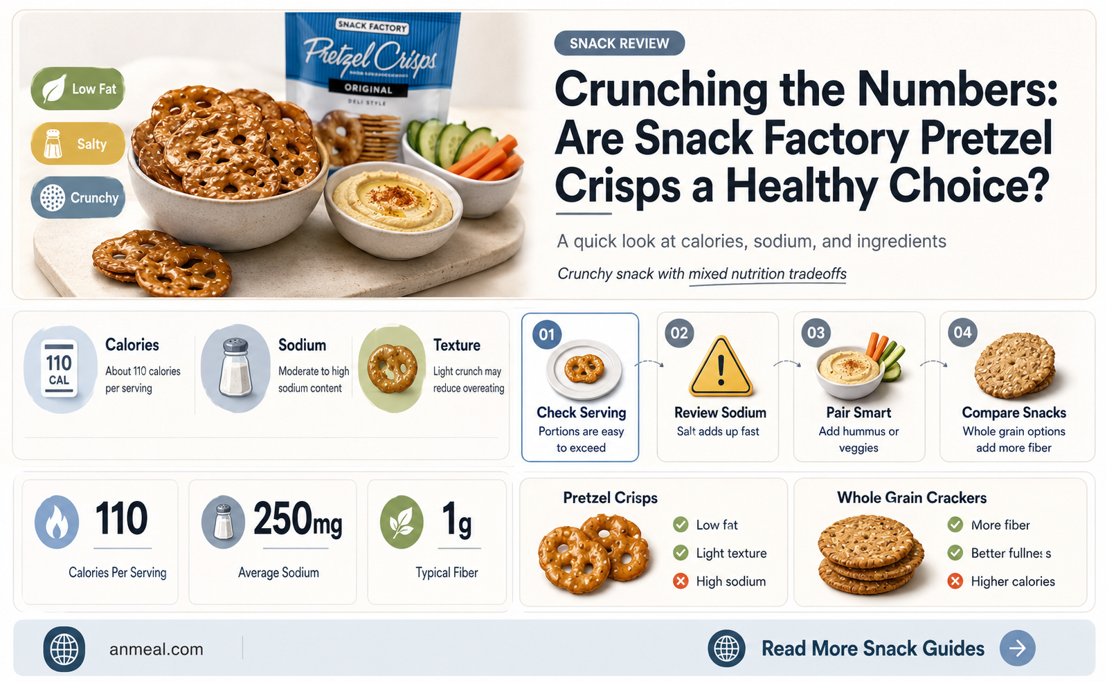 are snack factory pretzel crisps healthy
