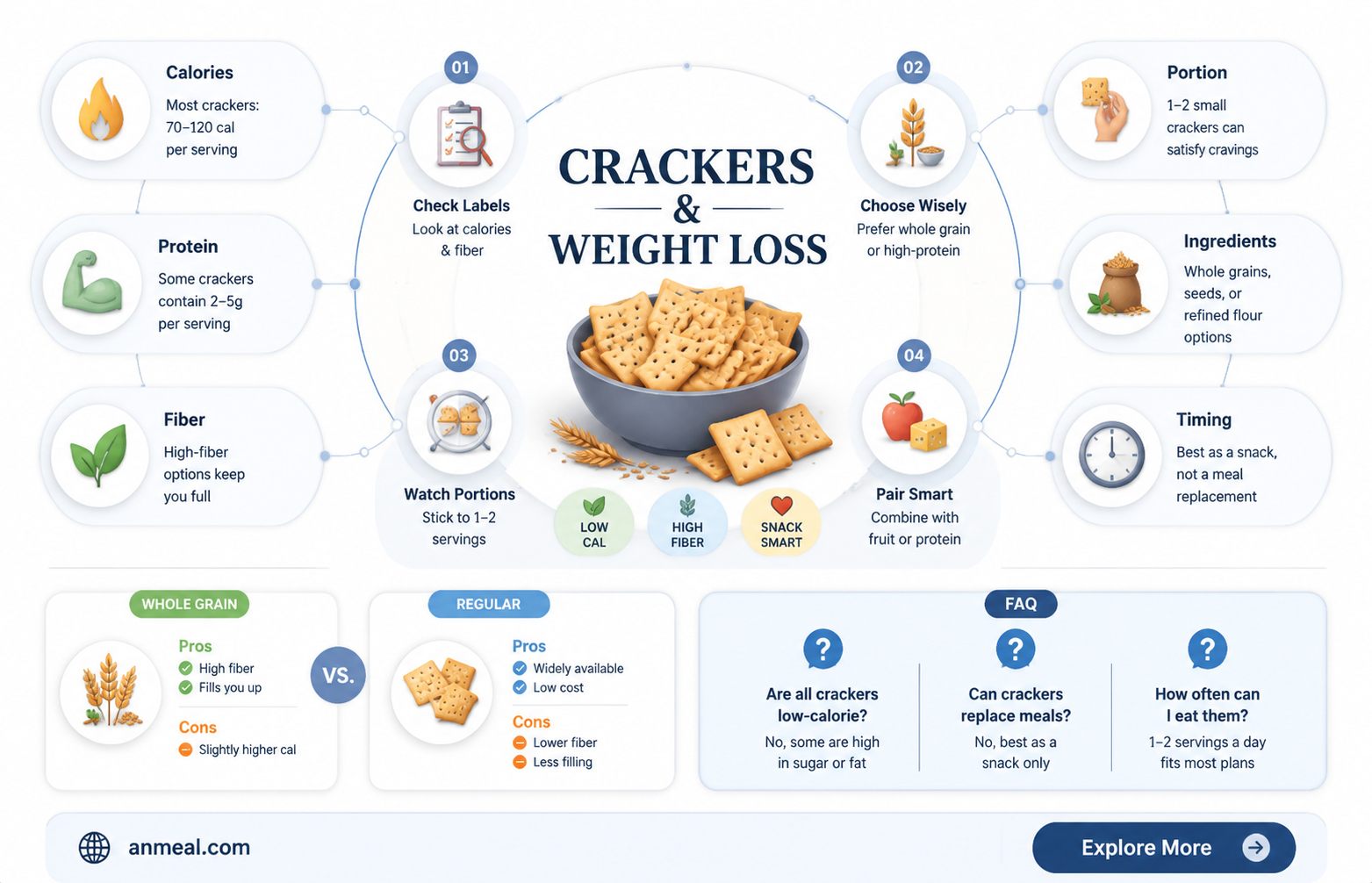 are crackers good for weight loss