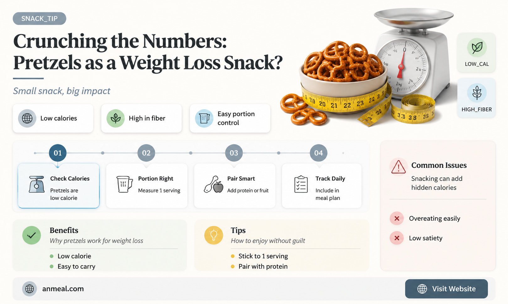 are pretzels a good snack for weight loss