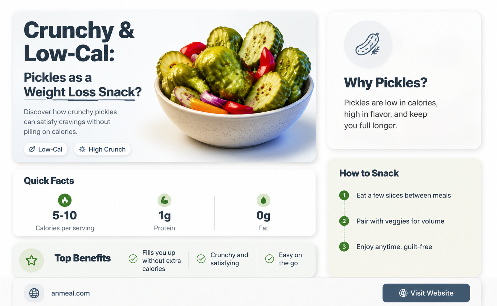 are pickles a good snack for weight loss