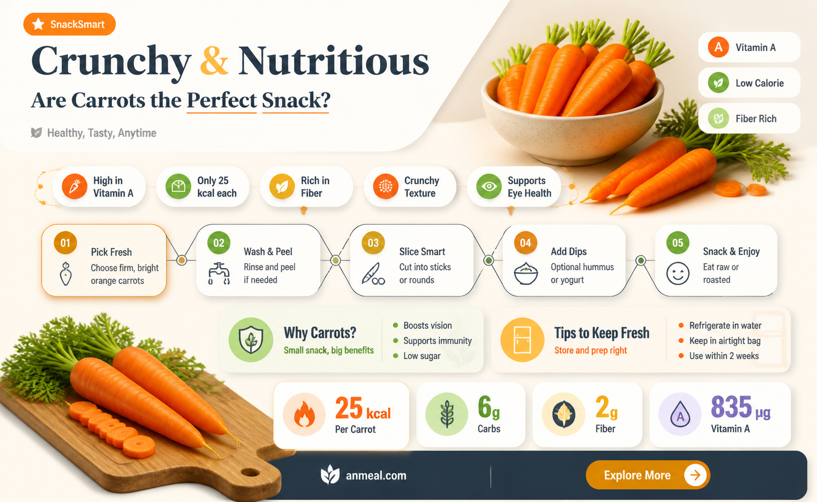 are carrots a good snack