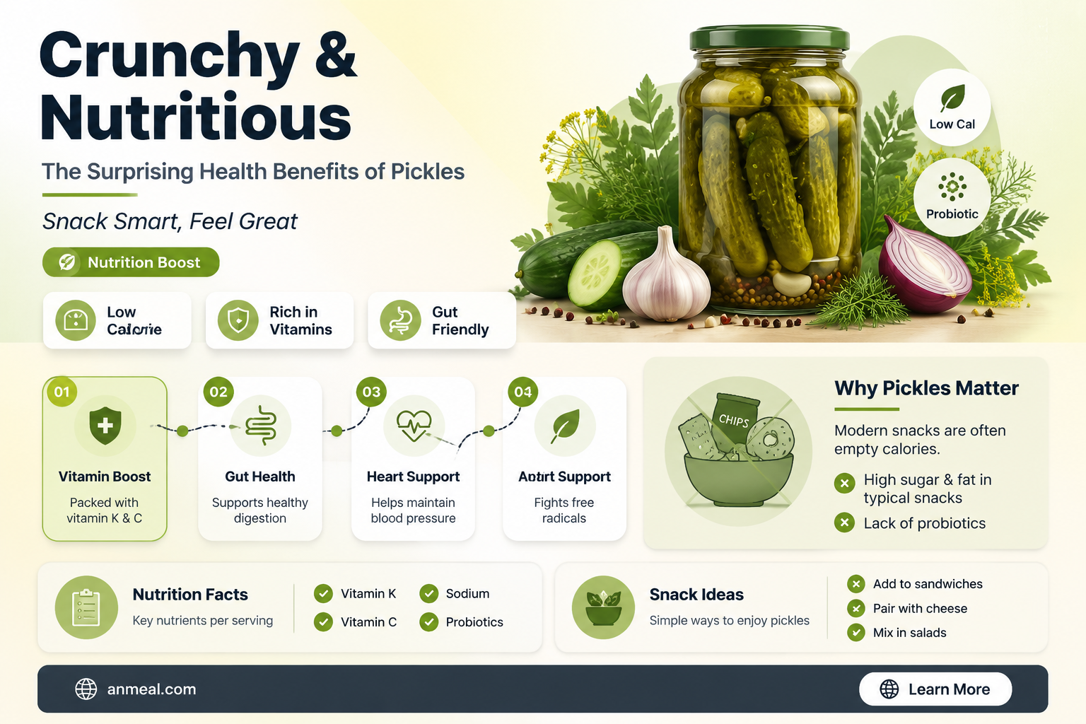 are pickles healthy snacks