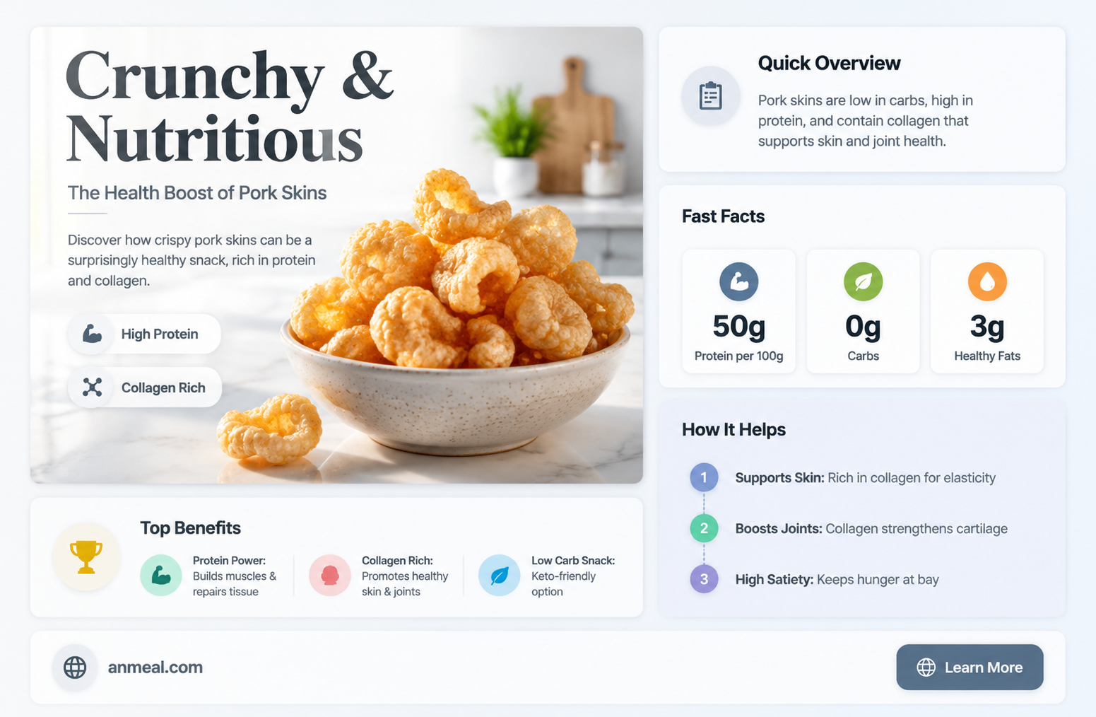 are pork skins a healthy snack