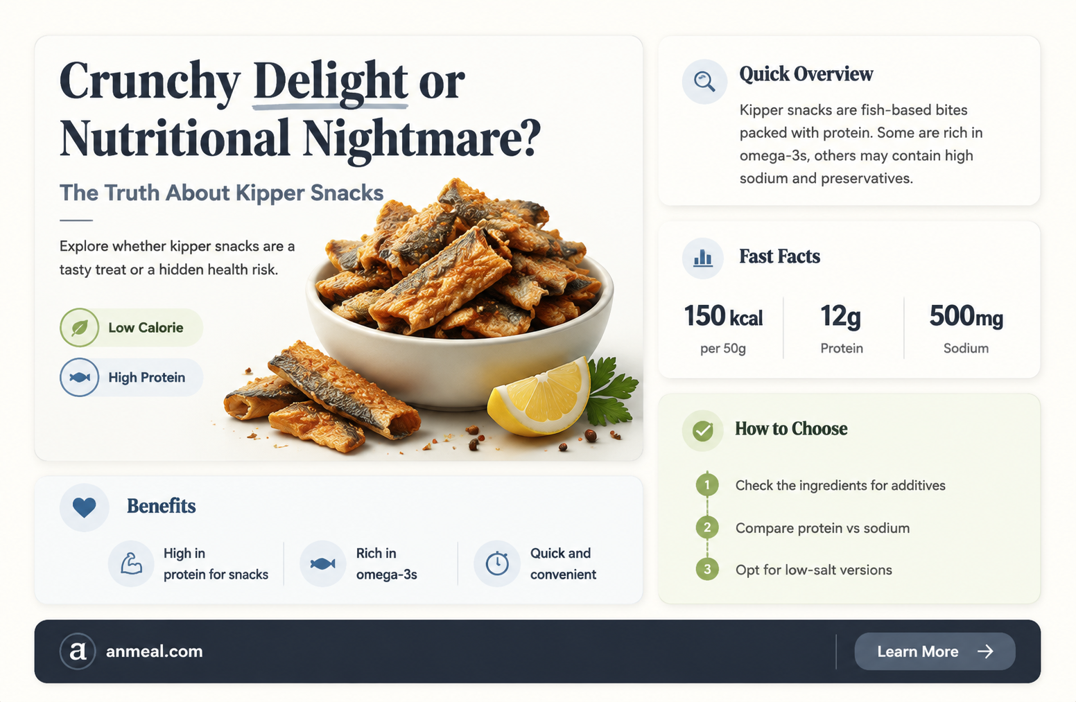 are kipper snacks good for you