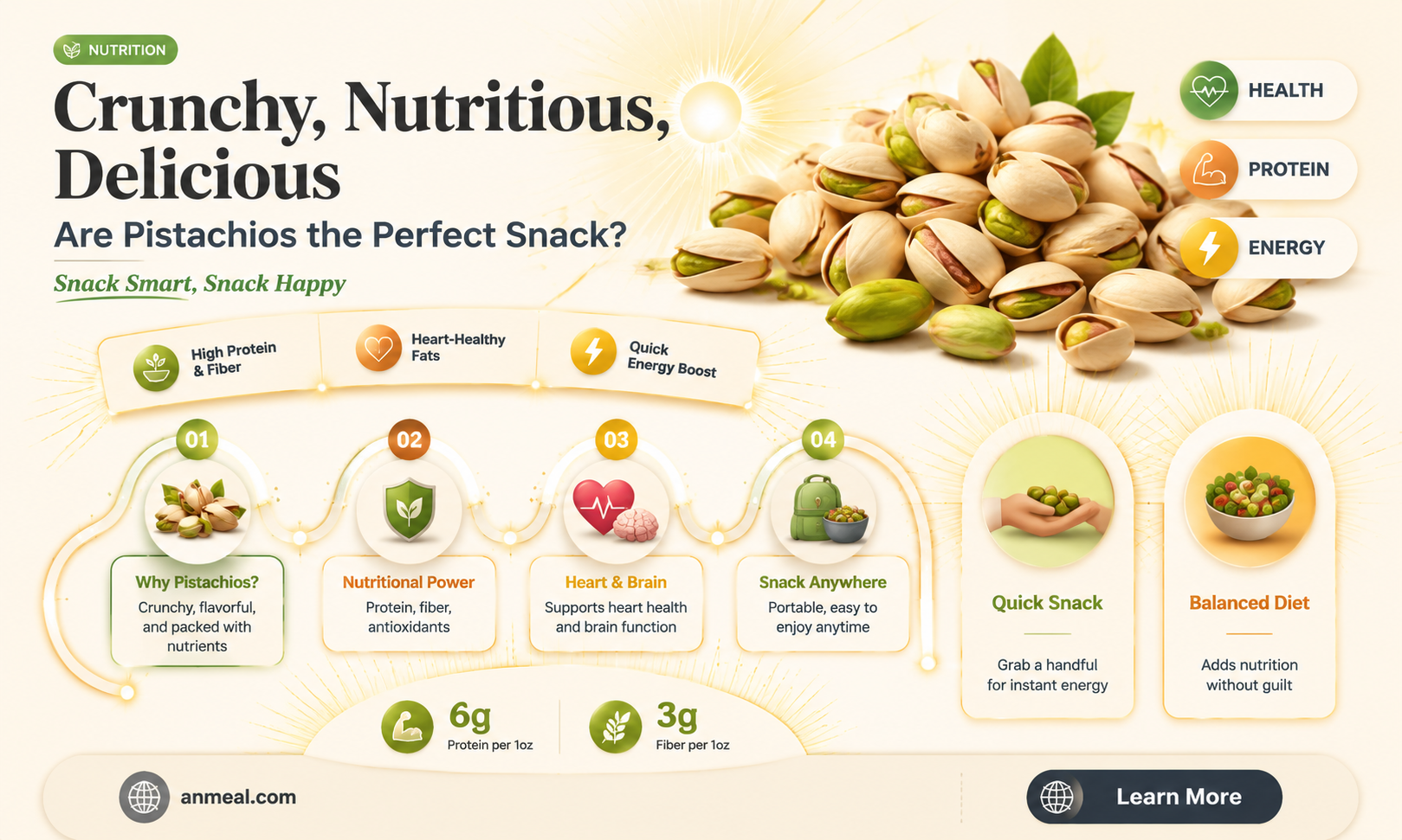 are pistachios a good snack