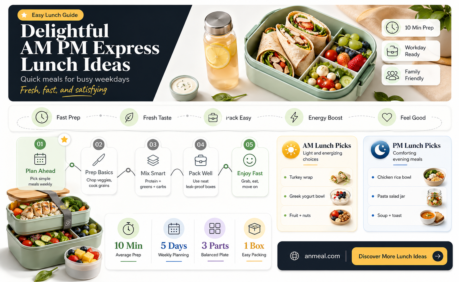 am pm express lunch